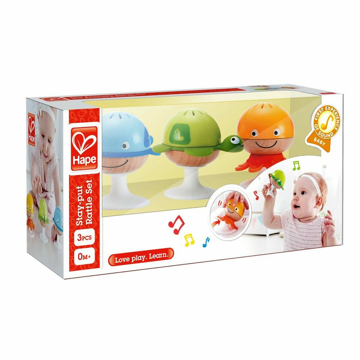 Babyleke Hape Stay-put Vannlevende dyr 3 Deler